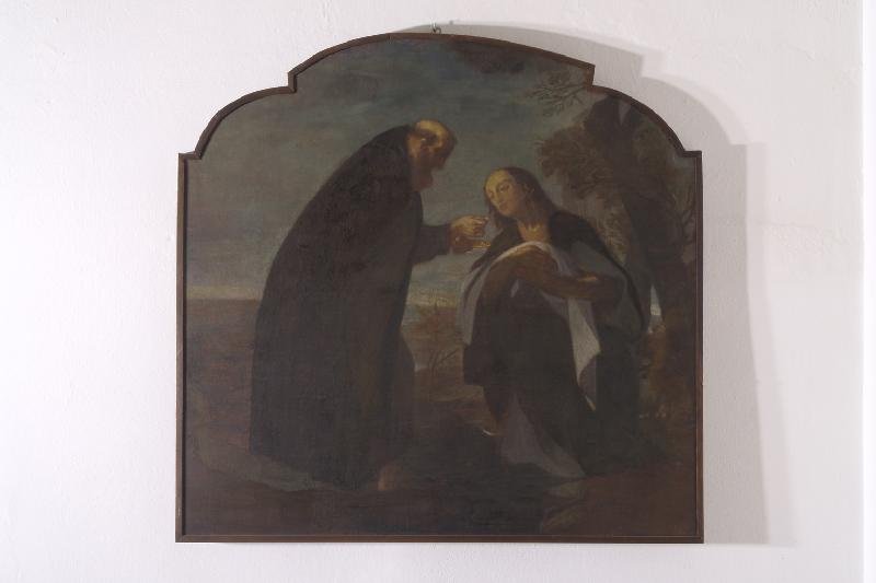 14-Torelli F. sec. XVIII, Dipinto con comunione di Santa Maria Egiziaca-beweb
